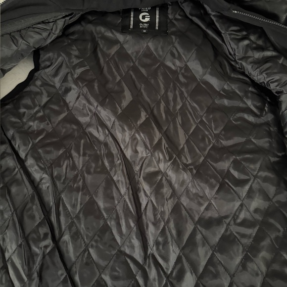 Men's Fried Denim NYC Black Faux Leather Biker Vest, Size Medium. - Picture 4 of 16